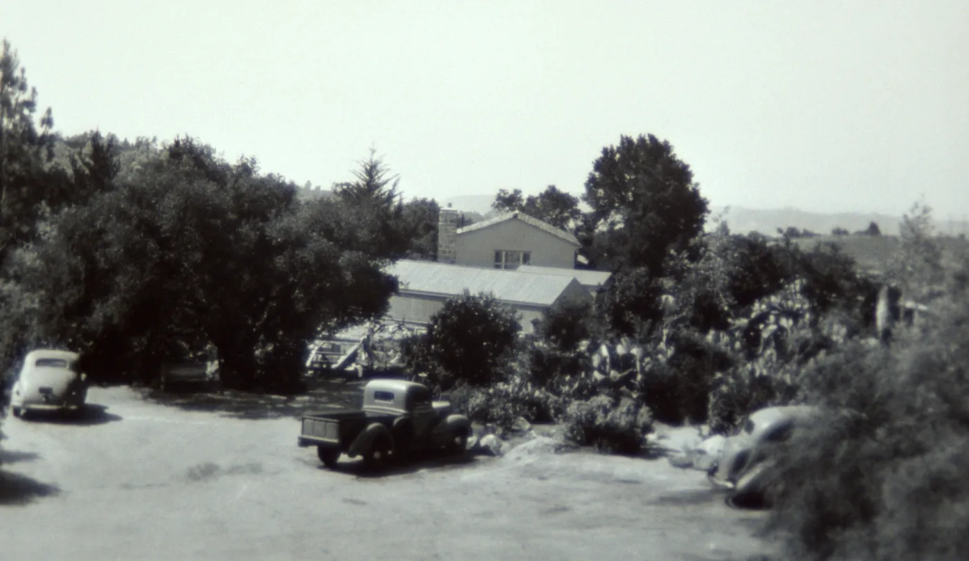 Library and greenhouses from Blaksley Boulder?