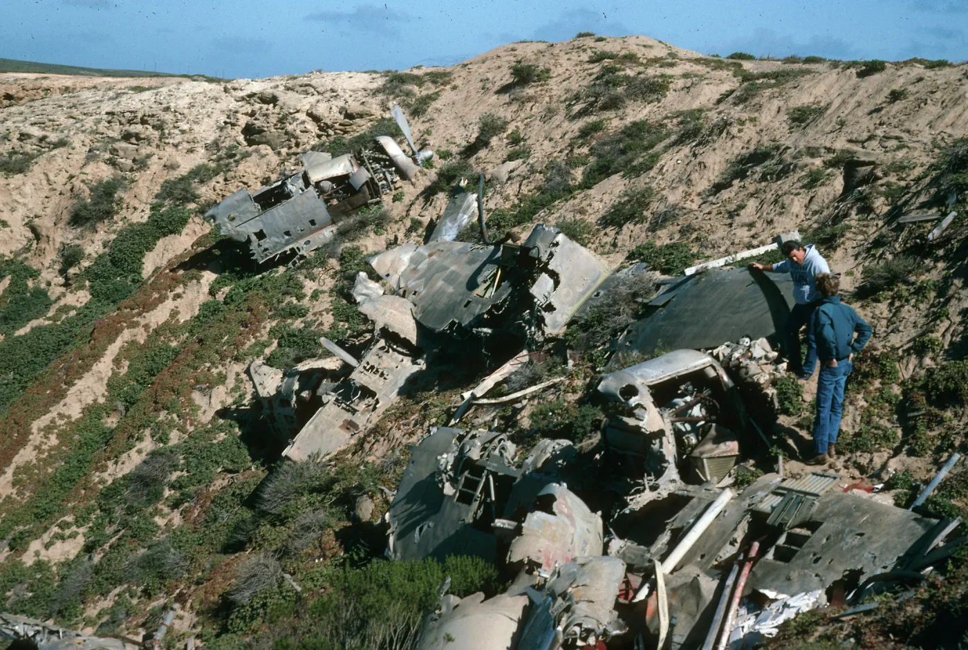 wreckage of Hellcats, 