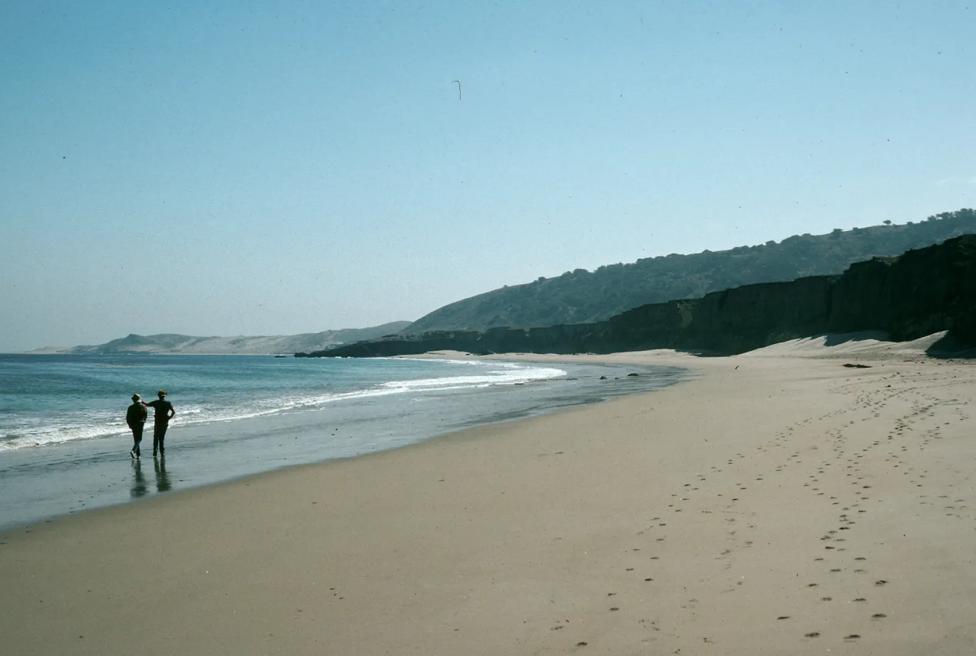 beach, mouth of Water Canyon, Beechers Bay, Santa Rosa Island