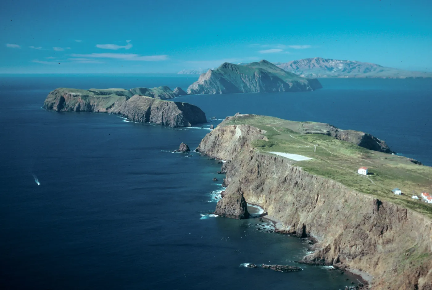 Anacapa Island, looking west