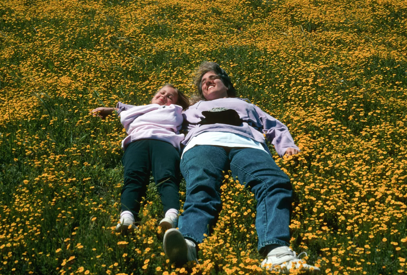 Ashley & Karen, Lasthenia, Santa Rosa Island.