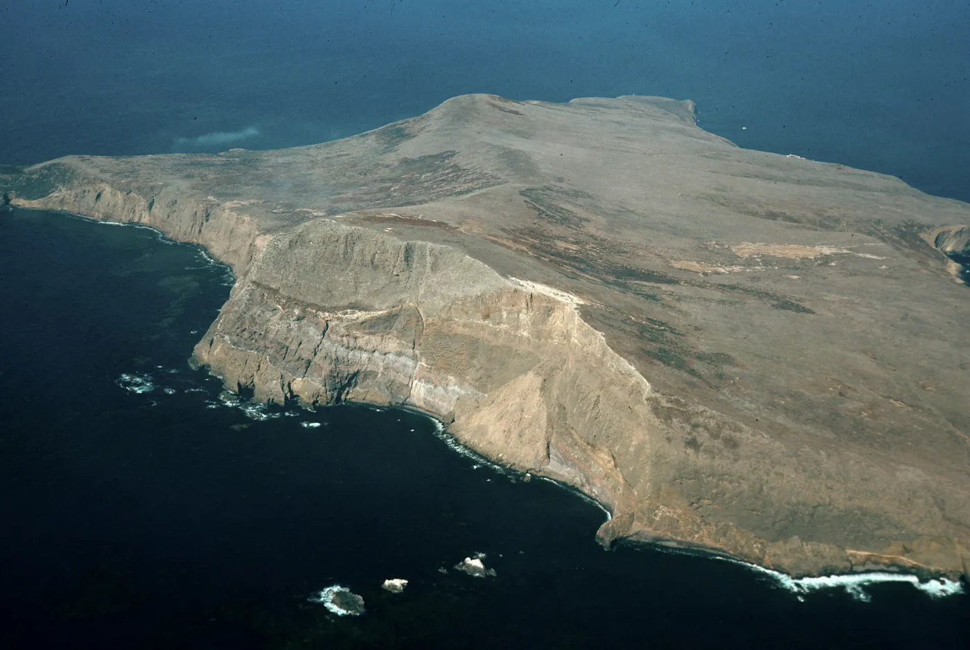 Signal Peak & view to north, Santa Barbara Island.
