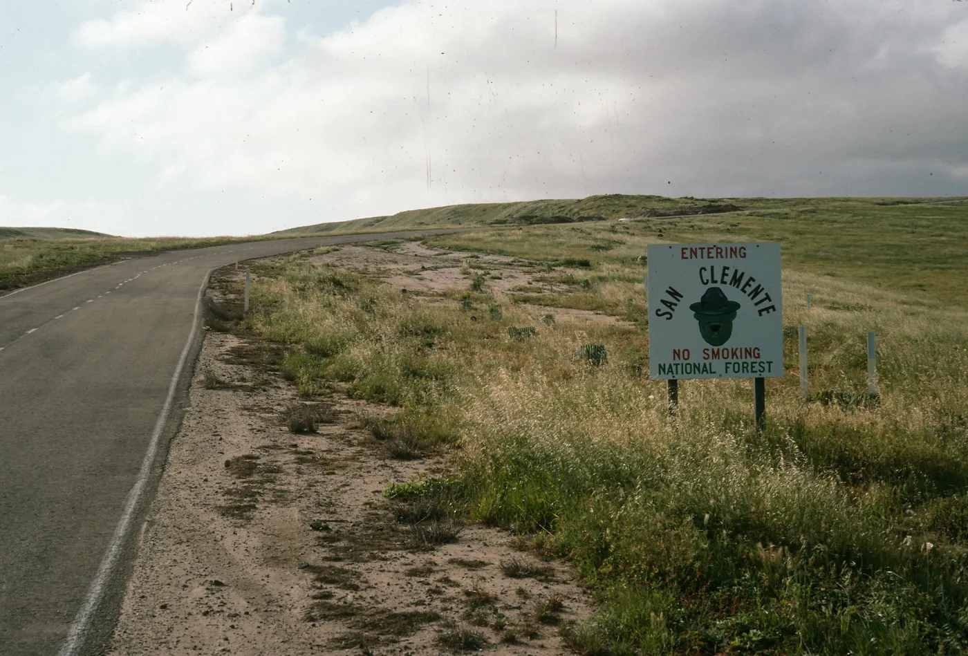 San Clemente Island National Forest Sign