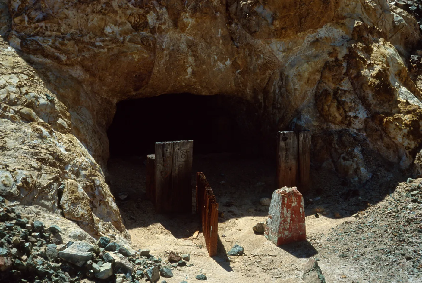 Cedros Island, mine shaft, Canon de la Mina