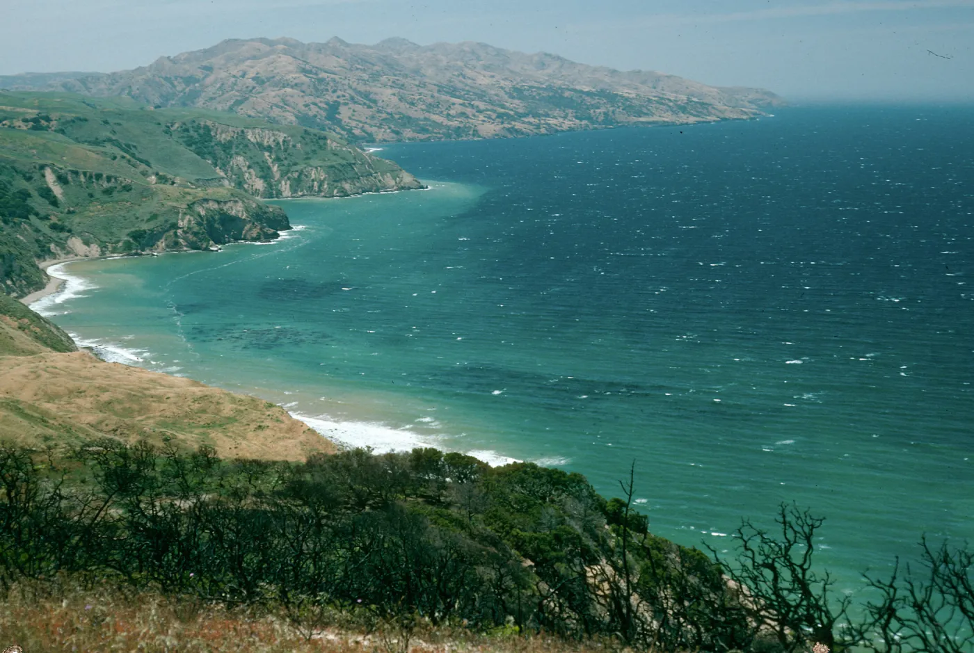 Santa Cruz Island, looking West from China Pines
