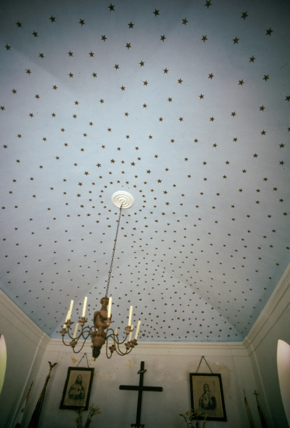 Santa Cruz Island, ceiling of chapel