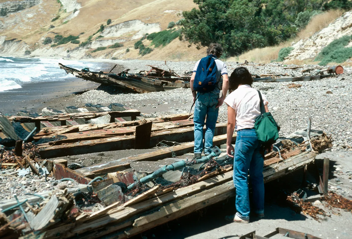 Wreck at Smugglers Cove, Santa Cruz Island