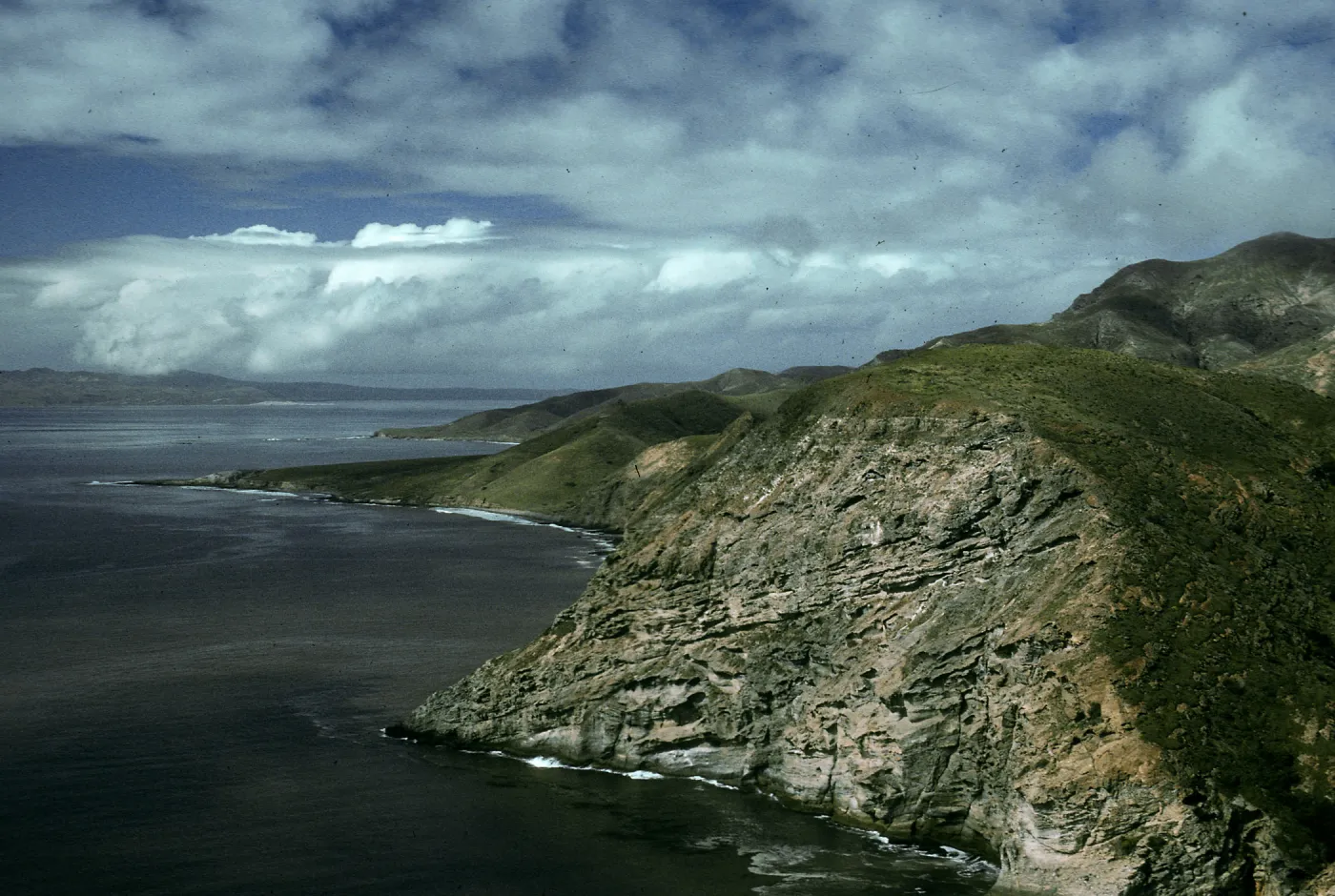 Corral Point & view to West of Punta Arena & Morse Point