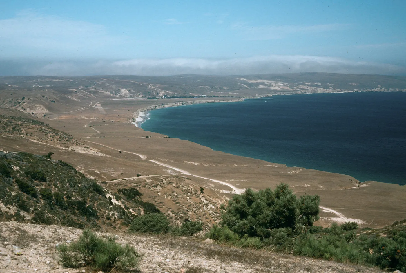Santa Rosa Island, Beechers Bay from Torrey Pines