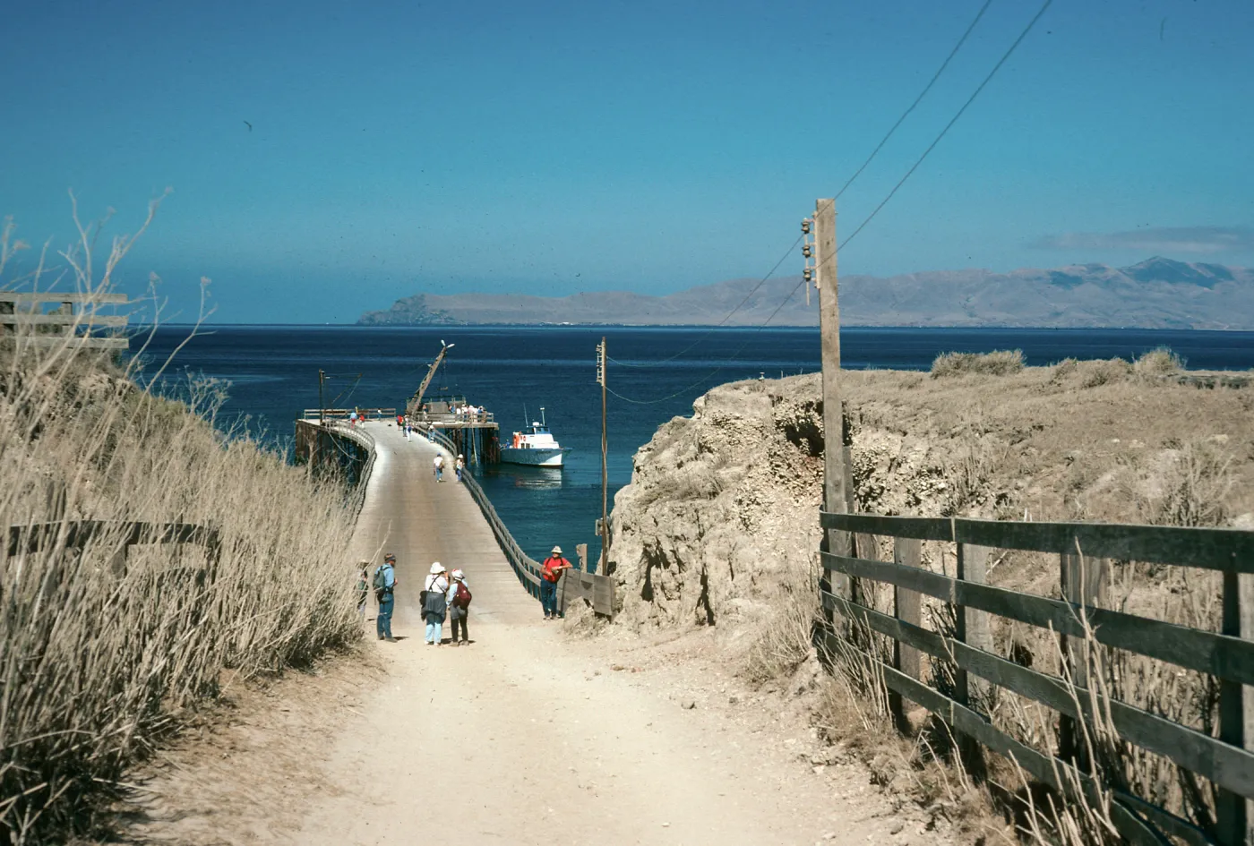Santa Rosa Island, Beechers Bay, wharf