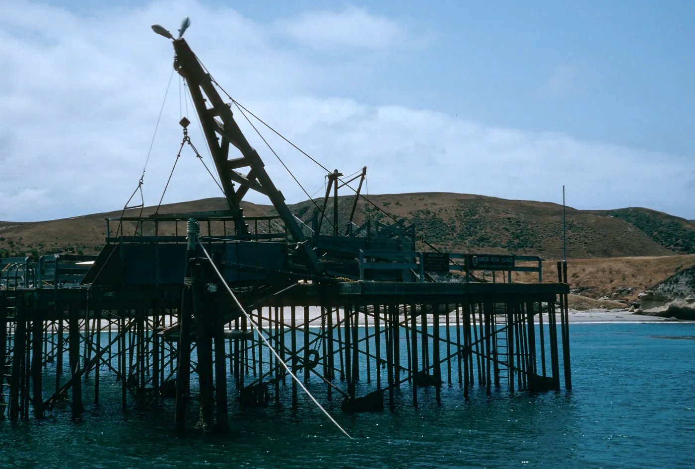 Santa Rosa Island, Beechers Bay, wharf
