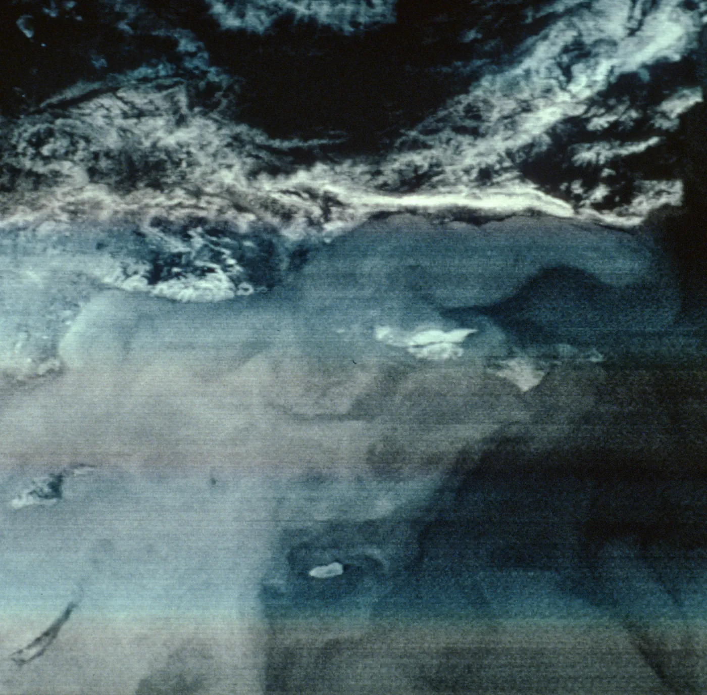NASA Heat Capacity Mapping Mission image of the Santa Barbara channel