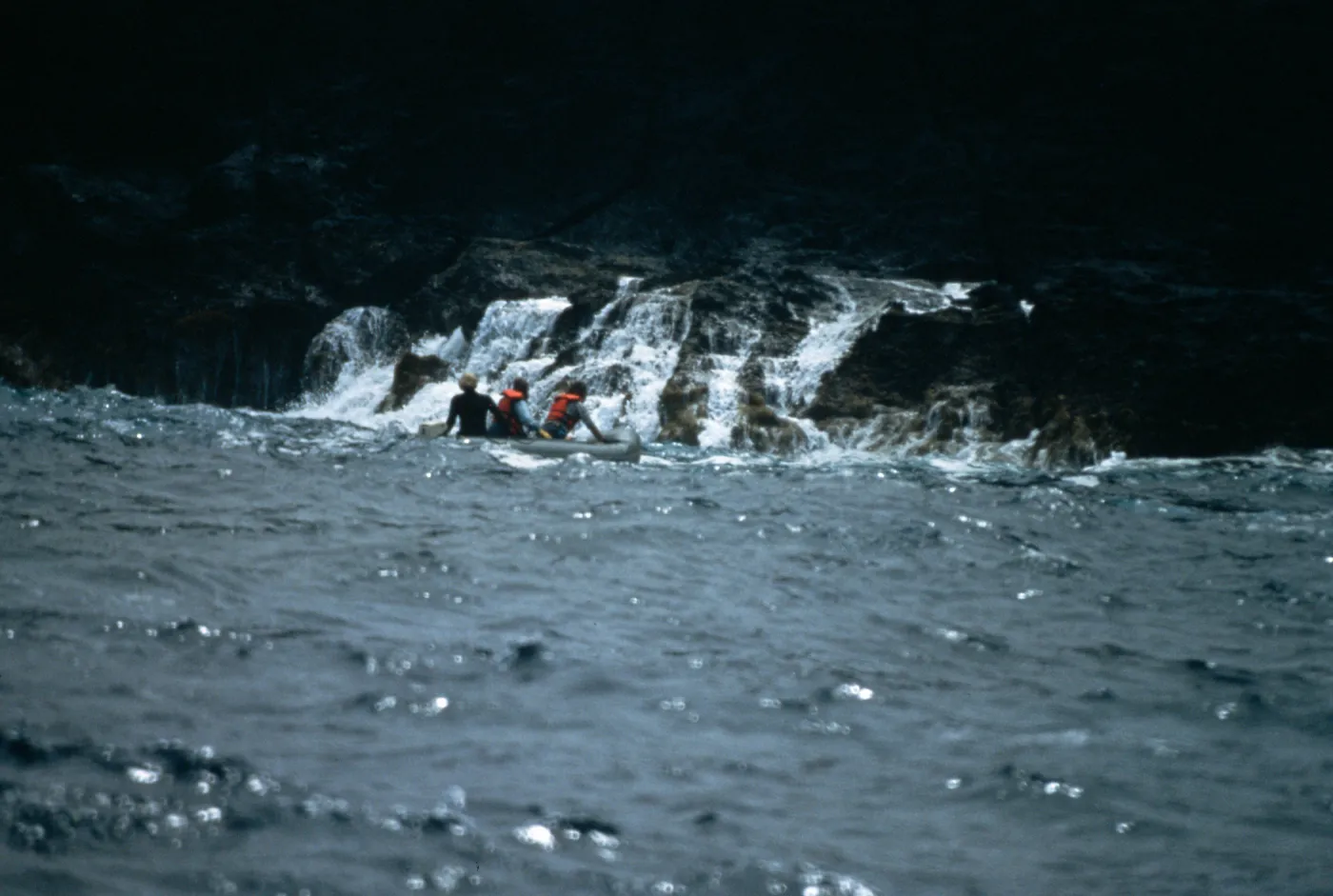 Guadalupe Island, landing, outer islet