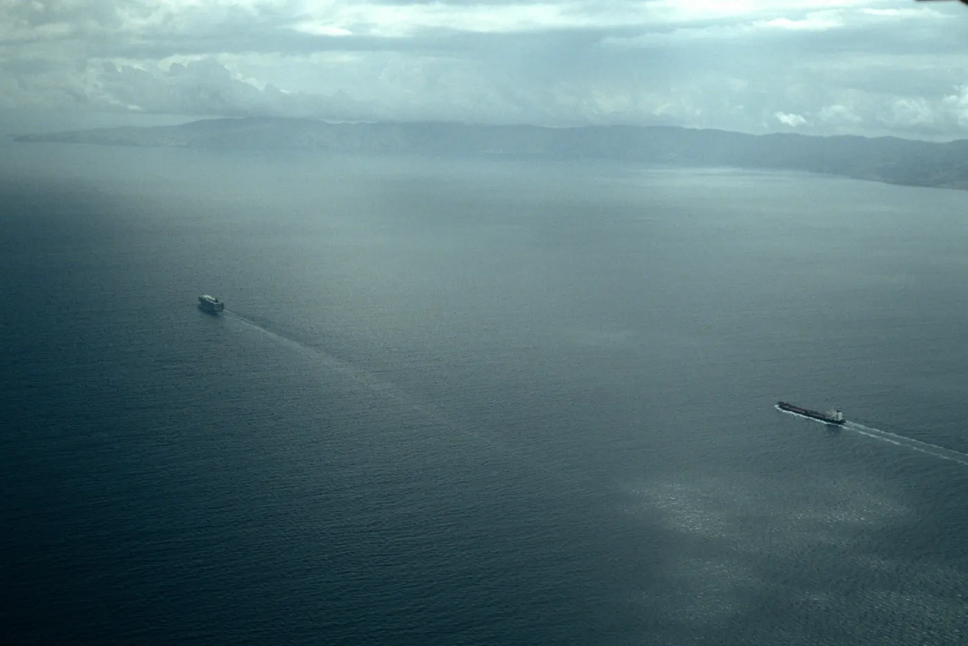 Shipping lanes, North of Santa Cruz Island