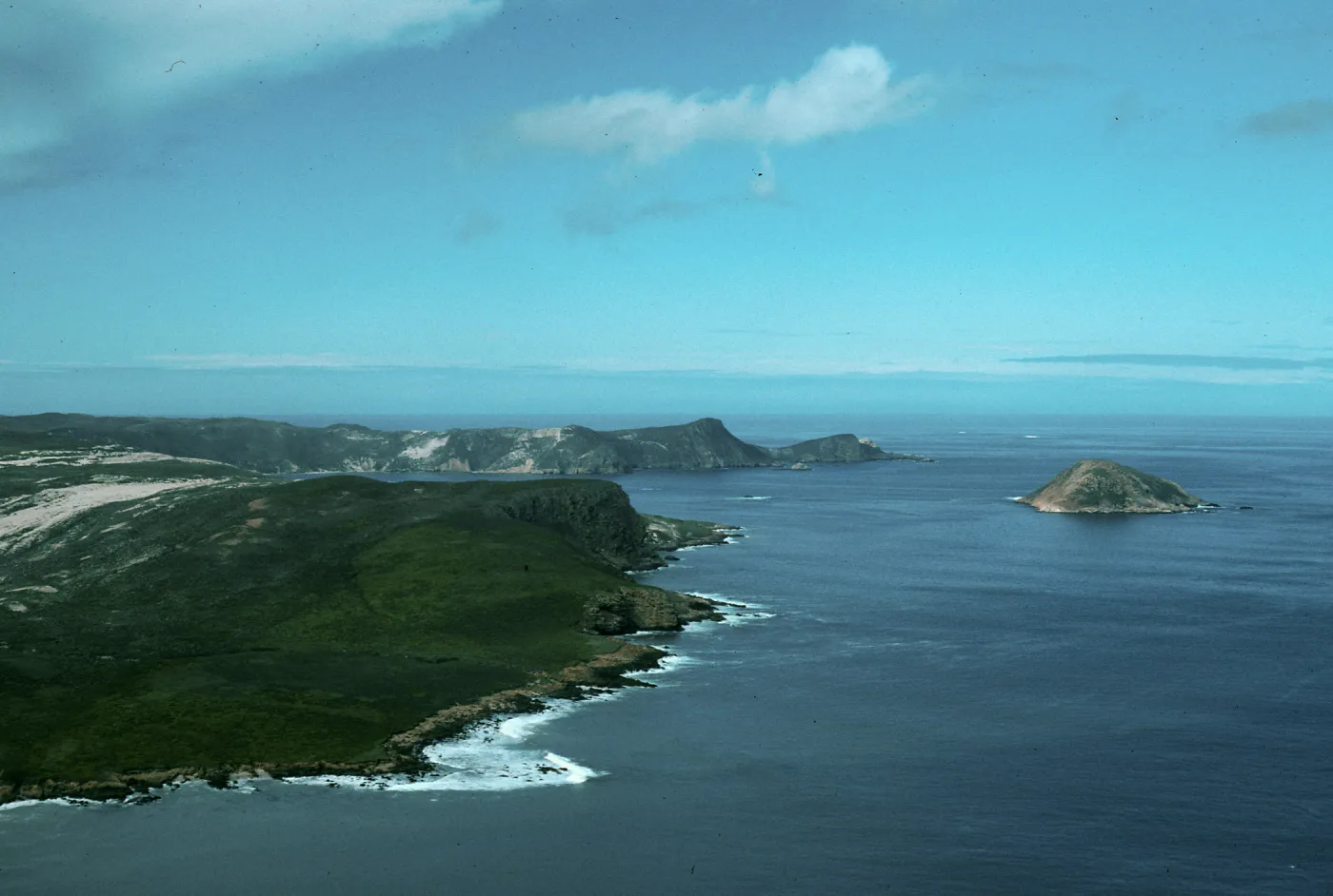View of Cuyler Harbor and Prince Island, San Miguel Island