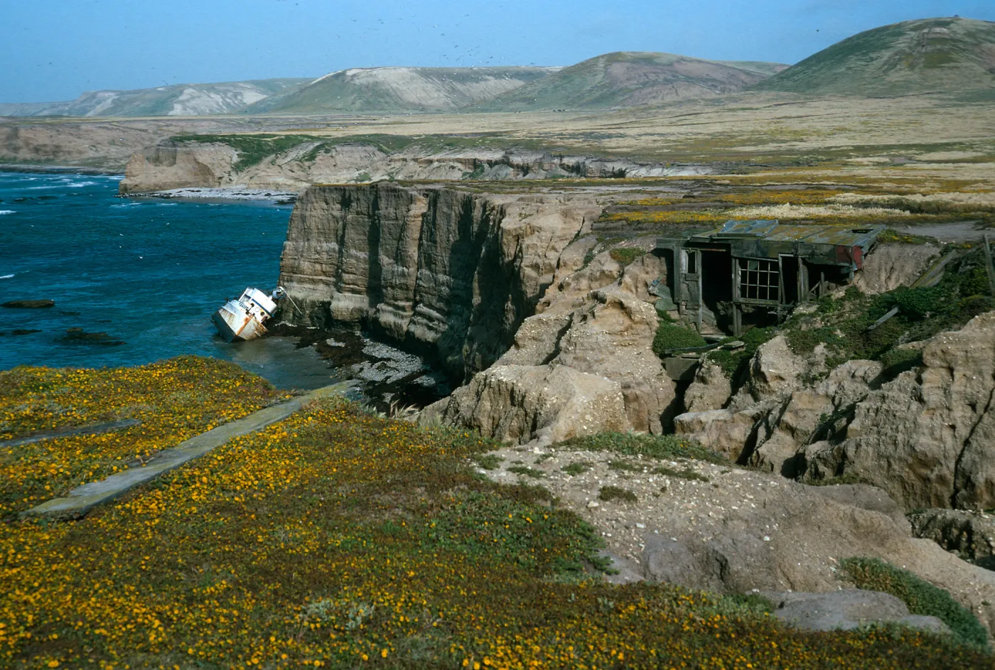 Santa Rosa Island, Orrs Camp, wreck of Pleiades