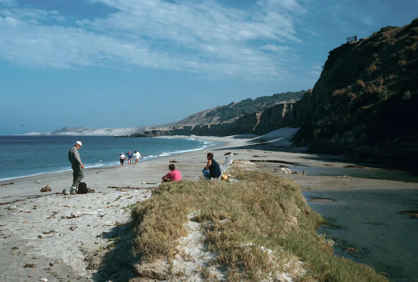 Santa Rosa Island, mouth of Water Canyon beach