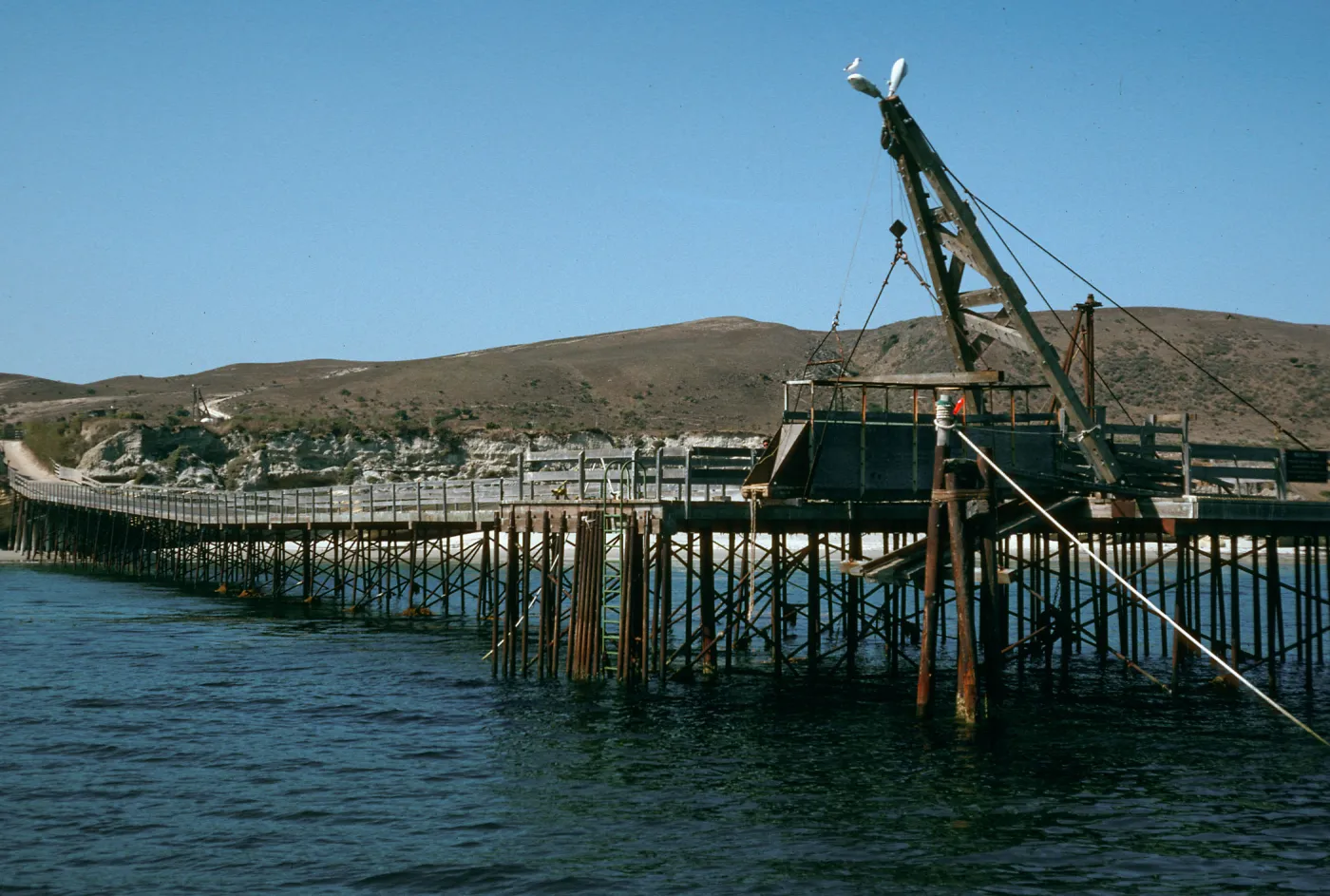 Santa Rosa Island, ranch pier, Beechers Bay