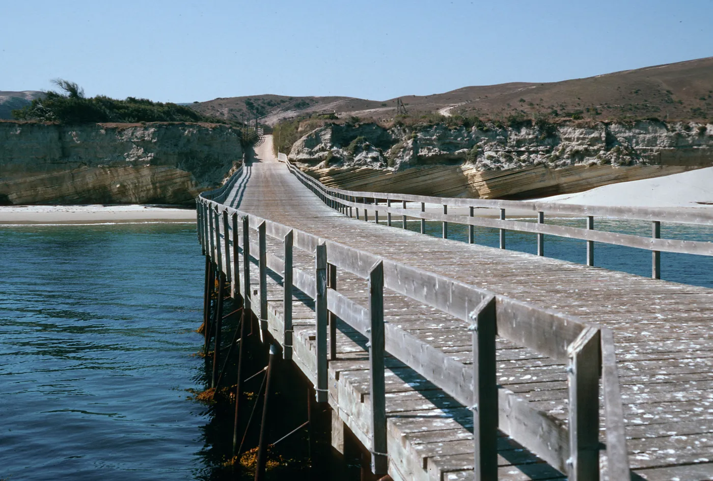 Santa Rosa Island, ranch pier, Beechers Bay