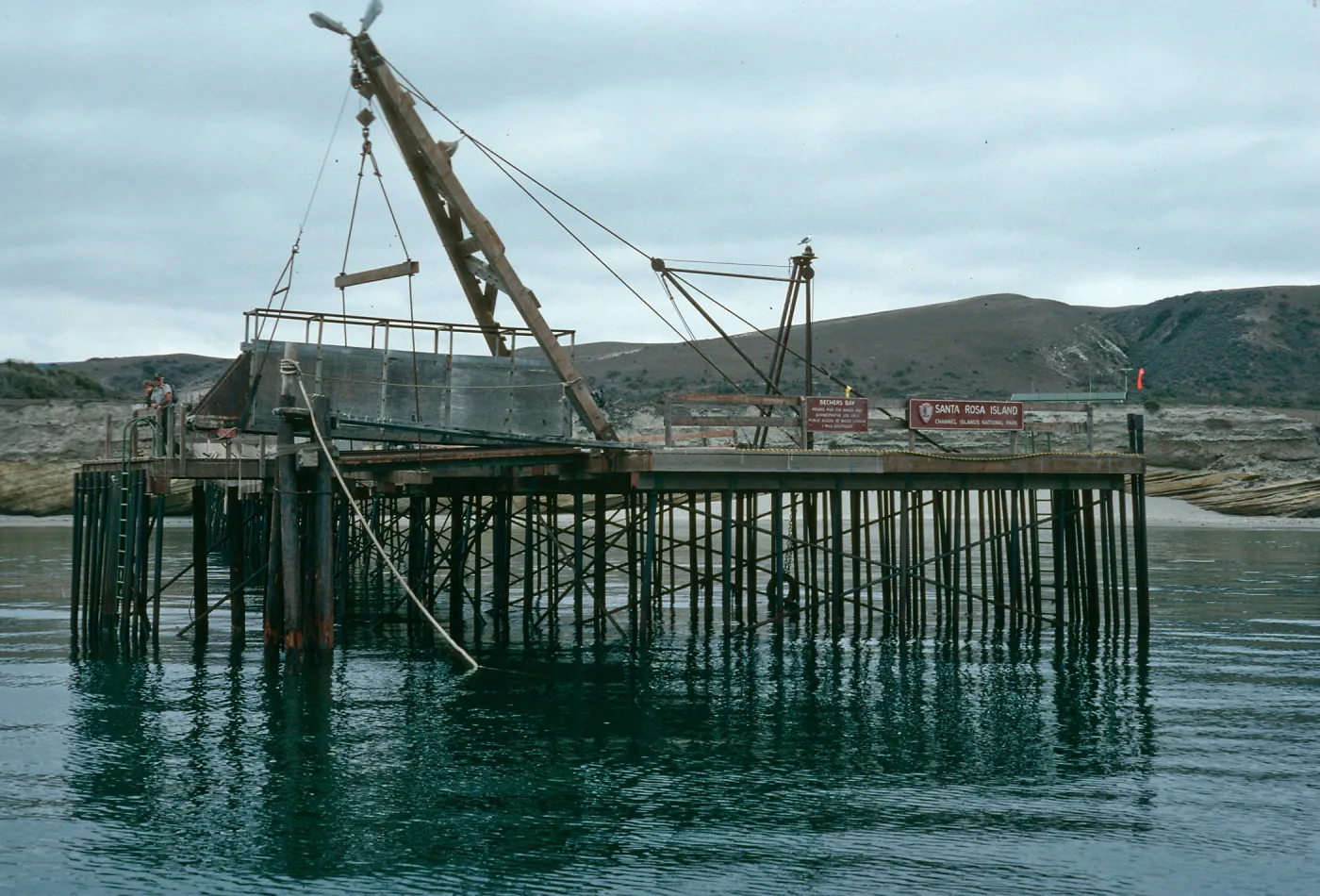 Santa Rosa Island, pier, Vail Ranch