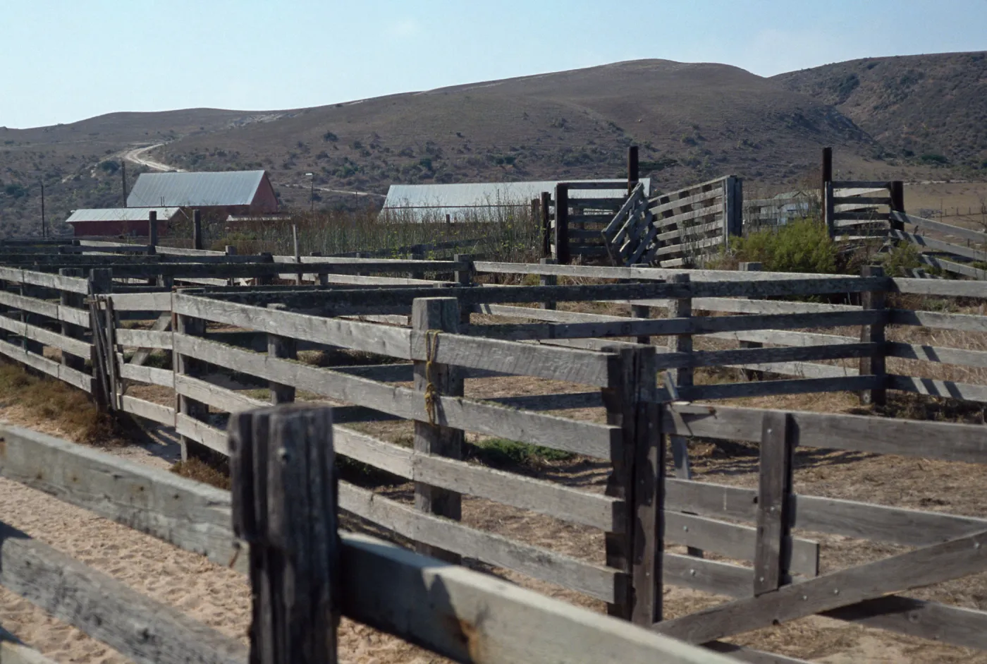 Santa Rosa Island, corrals, Vail Ranch