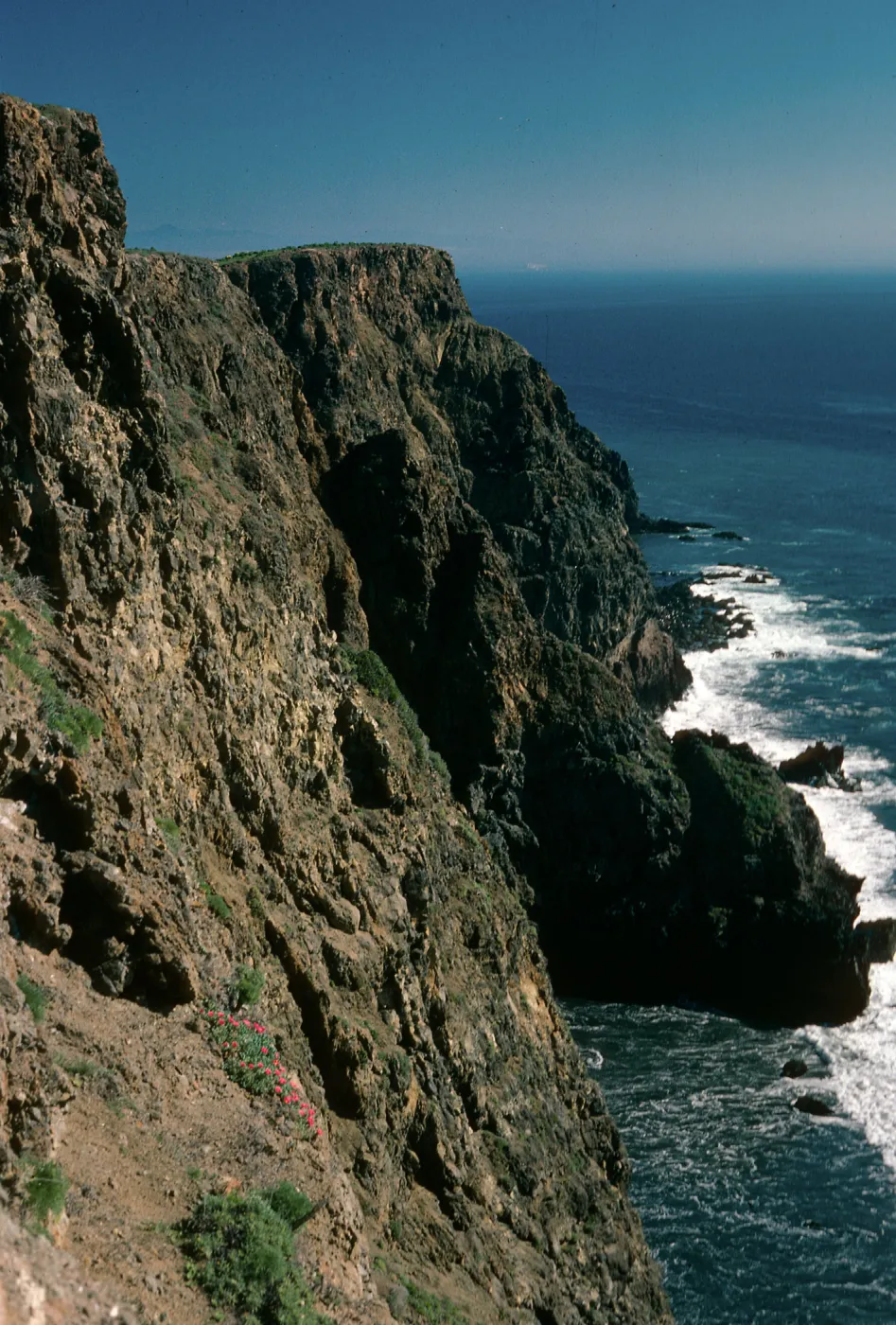 East Anacapa Island, offshore slopes