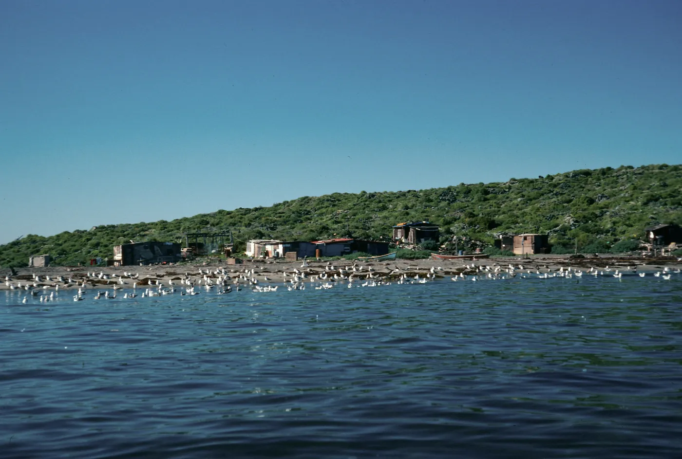 San Martin Island, fishing village, Southeast end