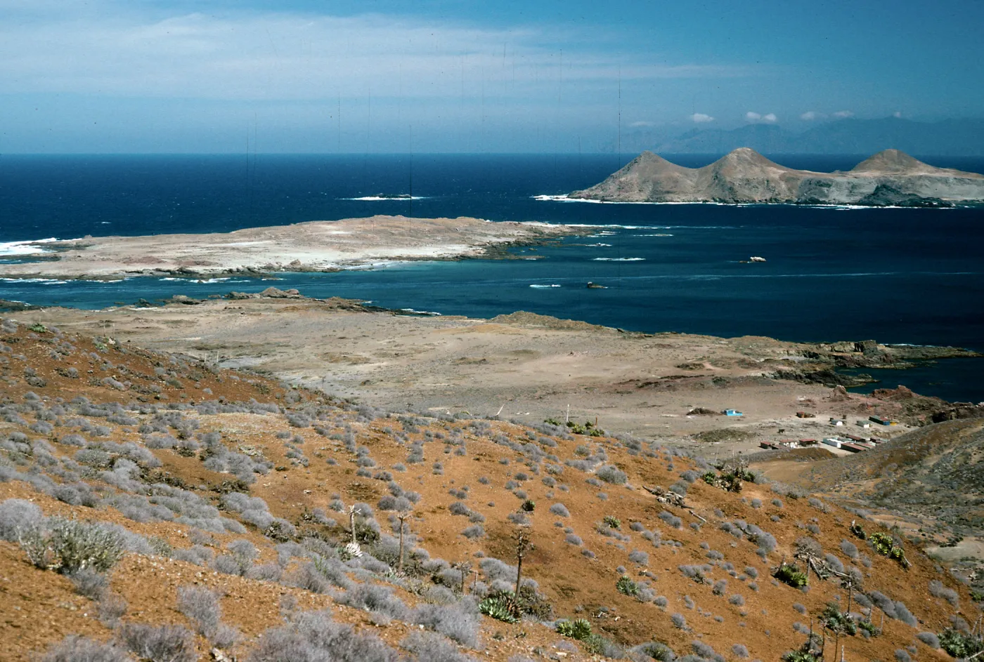 West San Benito Island, Southeast side, view of Middle San Benito Island, East San Benito Island