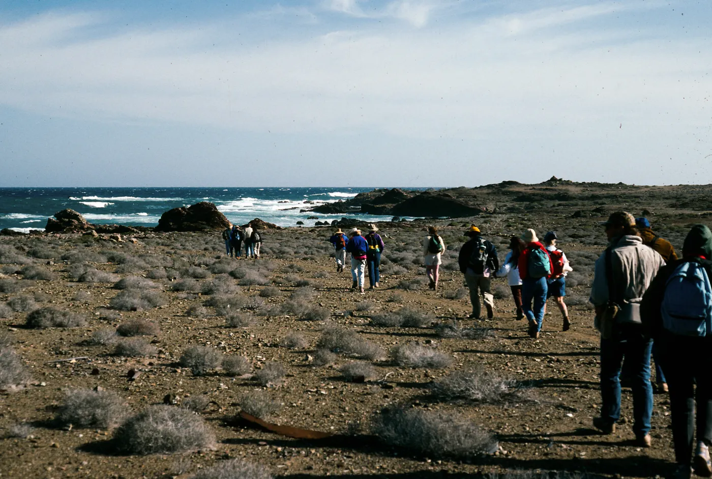 West San Benito Island, North shore near village