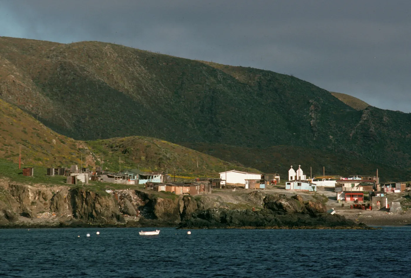 West San Benito Island, village