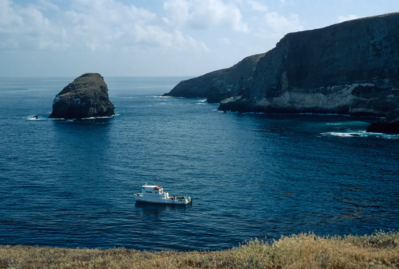 Santa Barbara Island, dive boat, North end