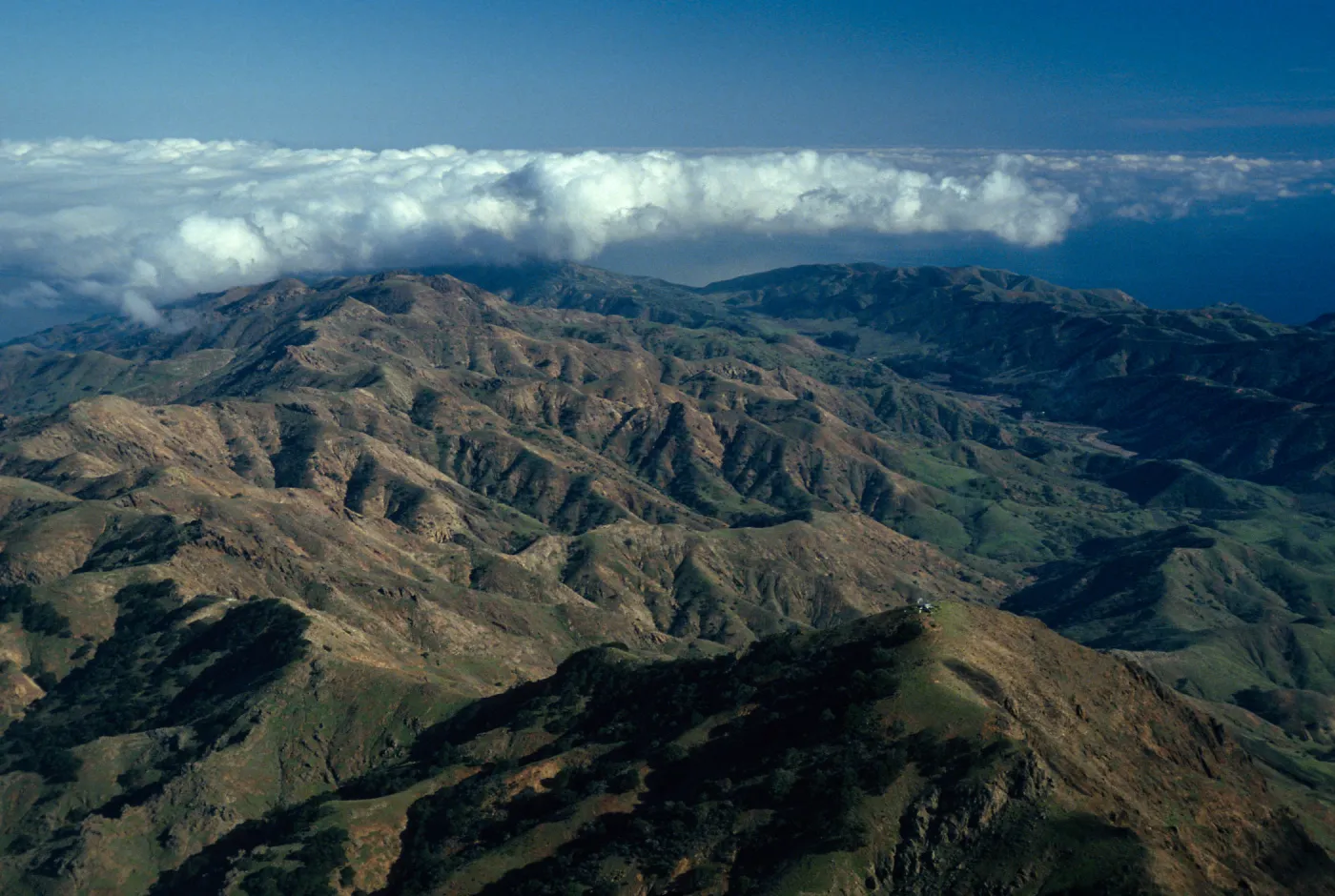 Santa Cruz Island, North ridge & Central Valley from vicinity of Picacho Diablo