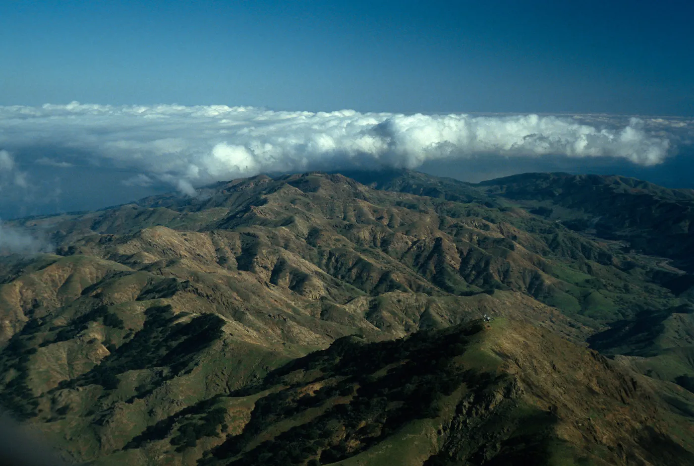 Santa Cruz Island, North ridge by Picacho Diablo & Central Valley