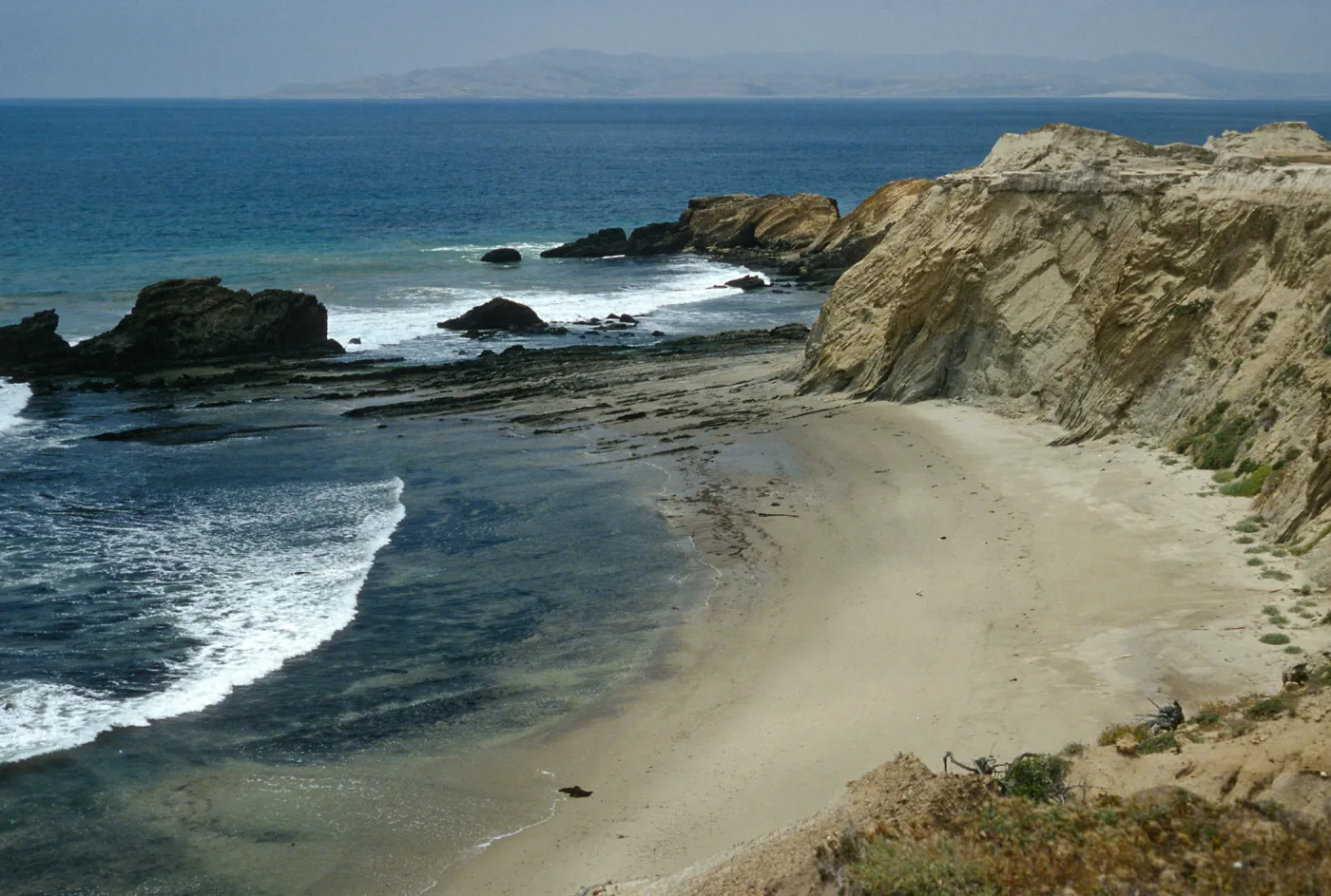Near Point, West end of Pozo Beach, Santa Cruz Island