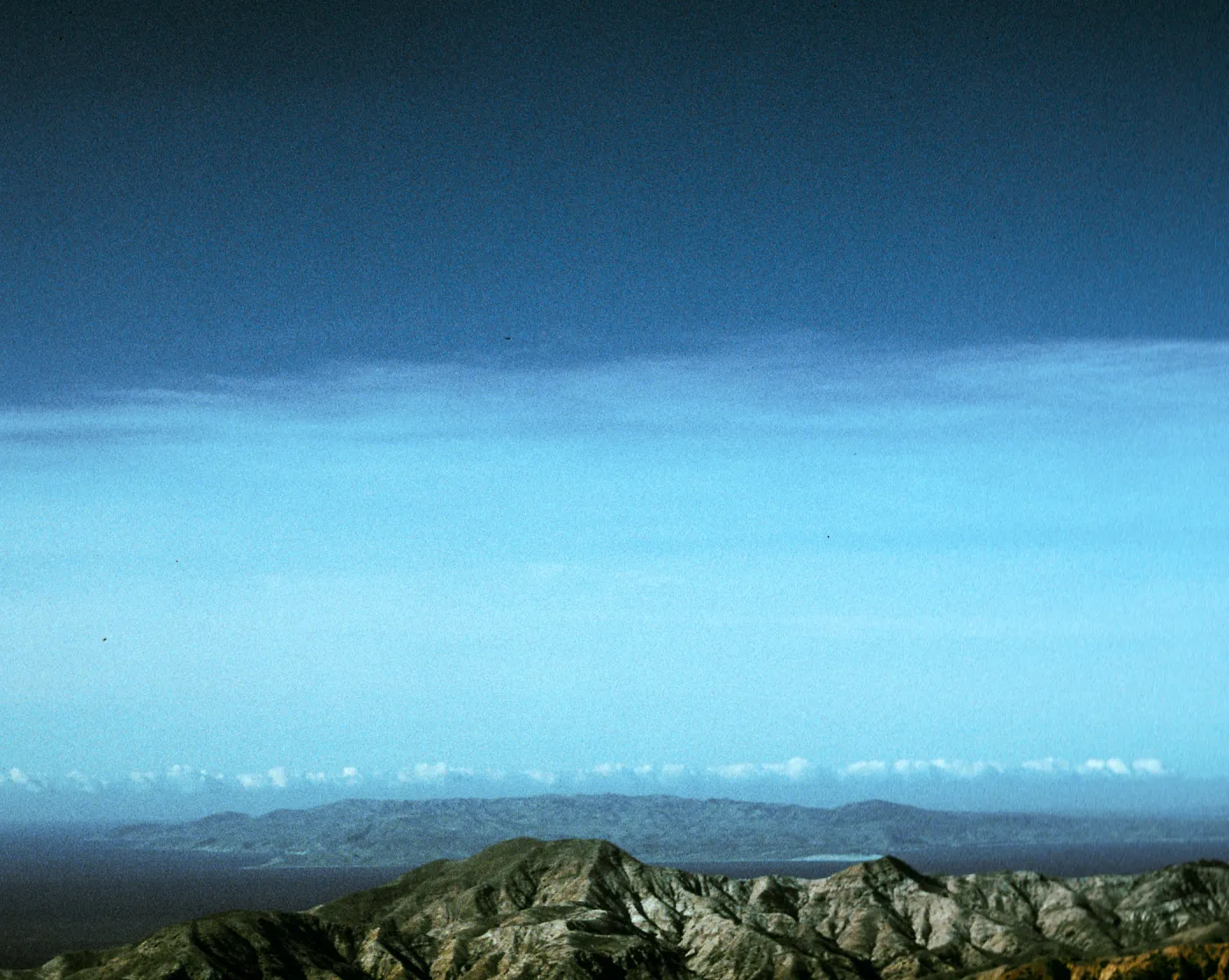 view of Sierra Blanca, Santa Cruz Island