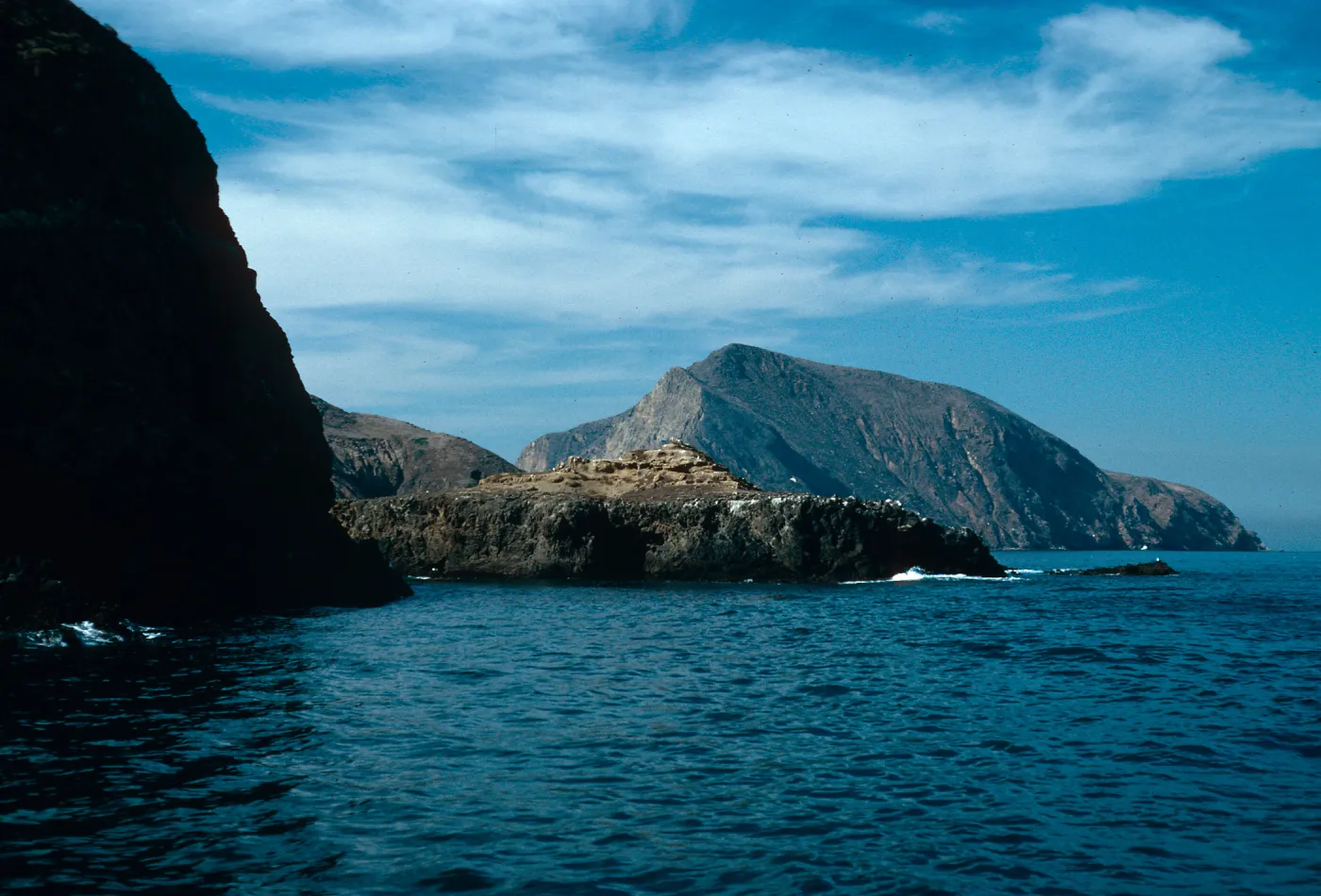 North shore, West Anacapa in background, Middle Anacapa Island