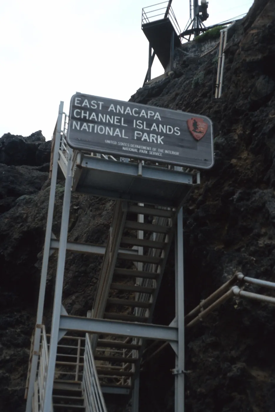 landing, East Anacapa Island