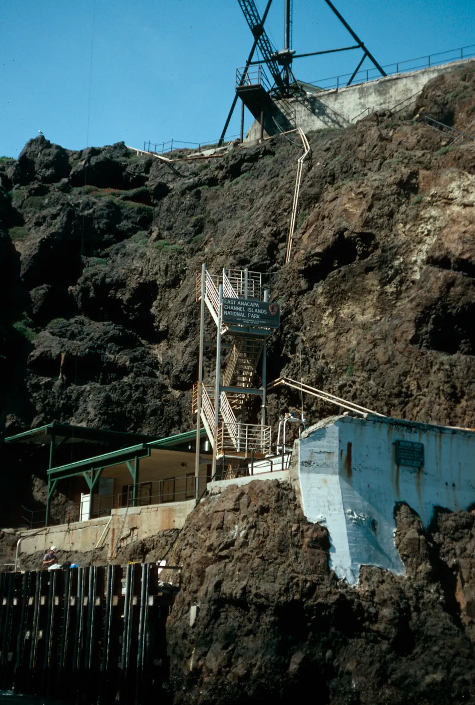landing, East Anacapa Island