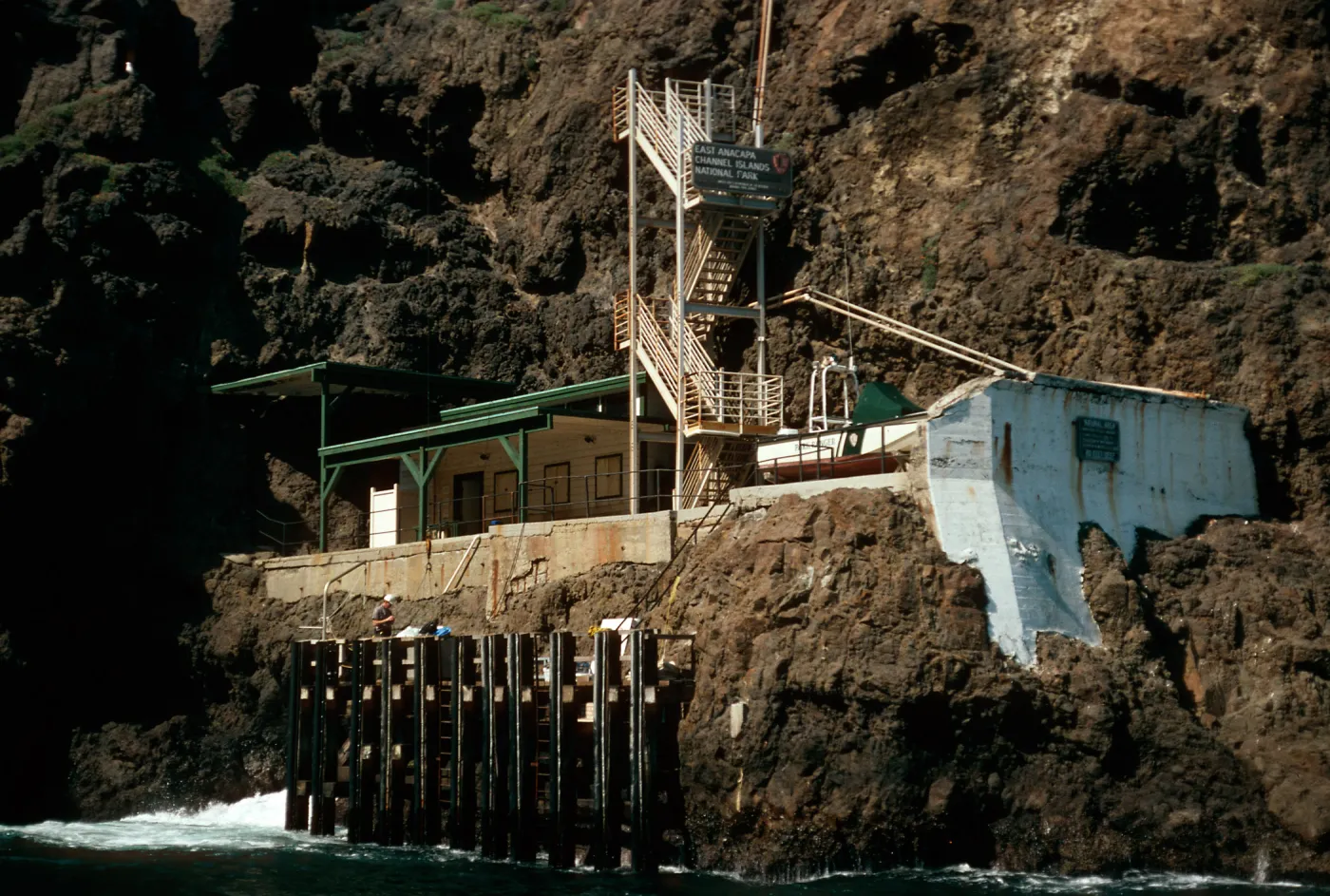 landing, East Anacapa Island