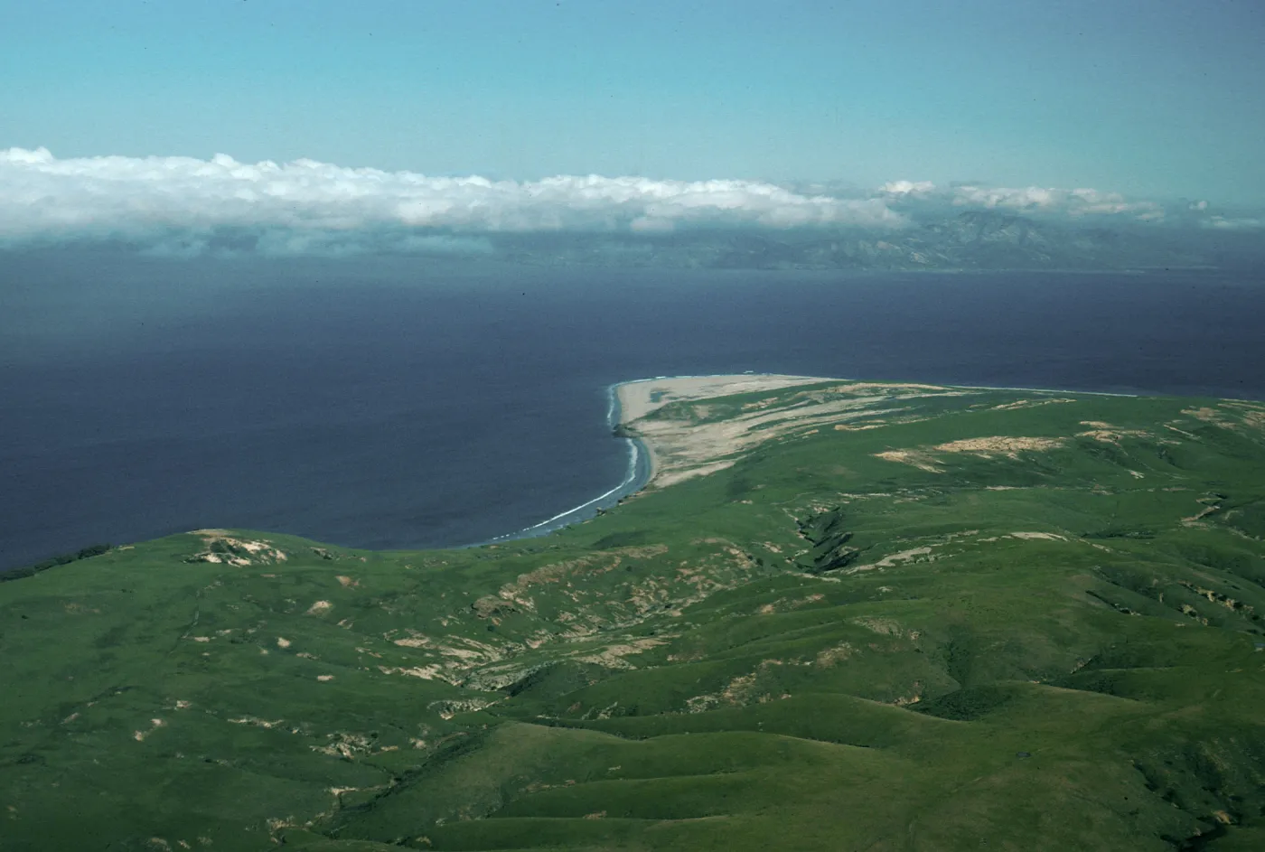 Skunk Point & view of Southeast Anchorage, Santa Rosa Island