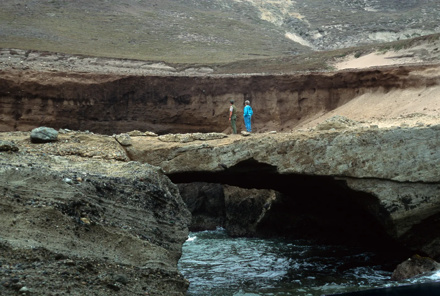 natural bridge, just West of Carrington Point Peninsula, Santa Rosa Island