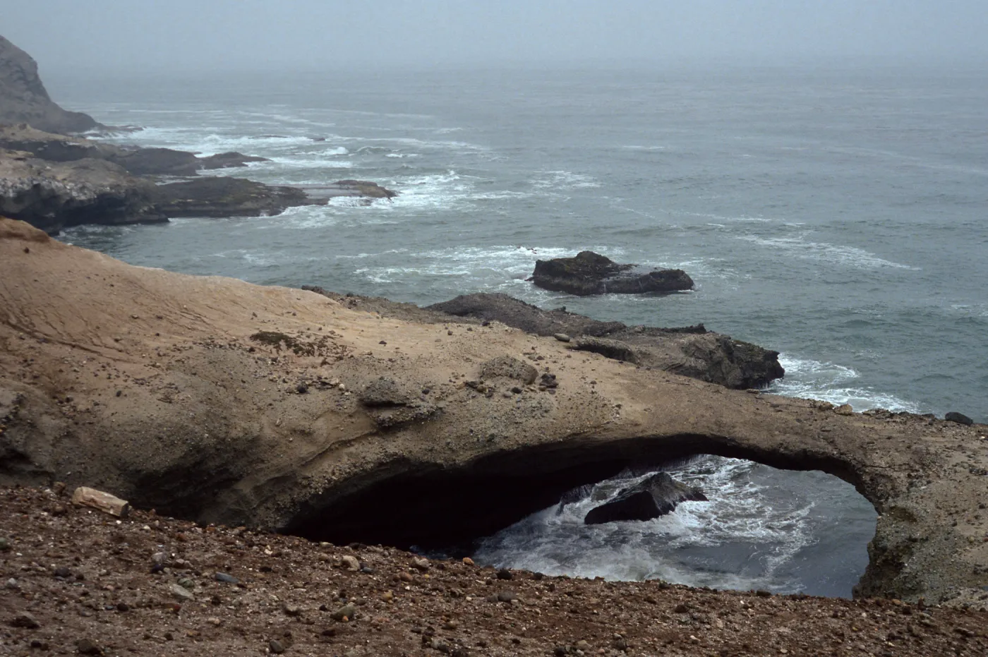 natural bridge, West side of Carrington Point, Santa Rosa Island