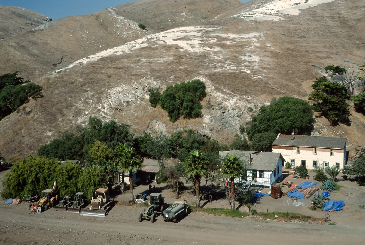 Scorpion Ranch, from road to Smugglers, East Santa Cruz Island