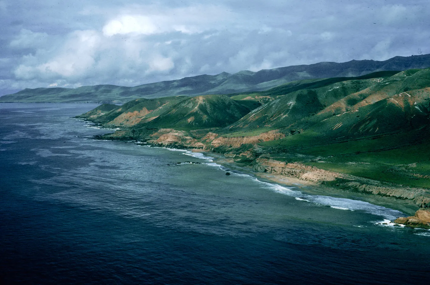 view of Fraser Point peninsula, Southwest end, Santa Cruz Island