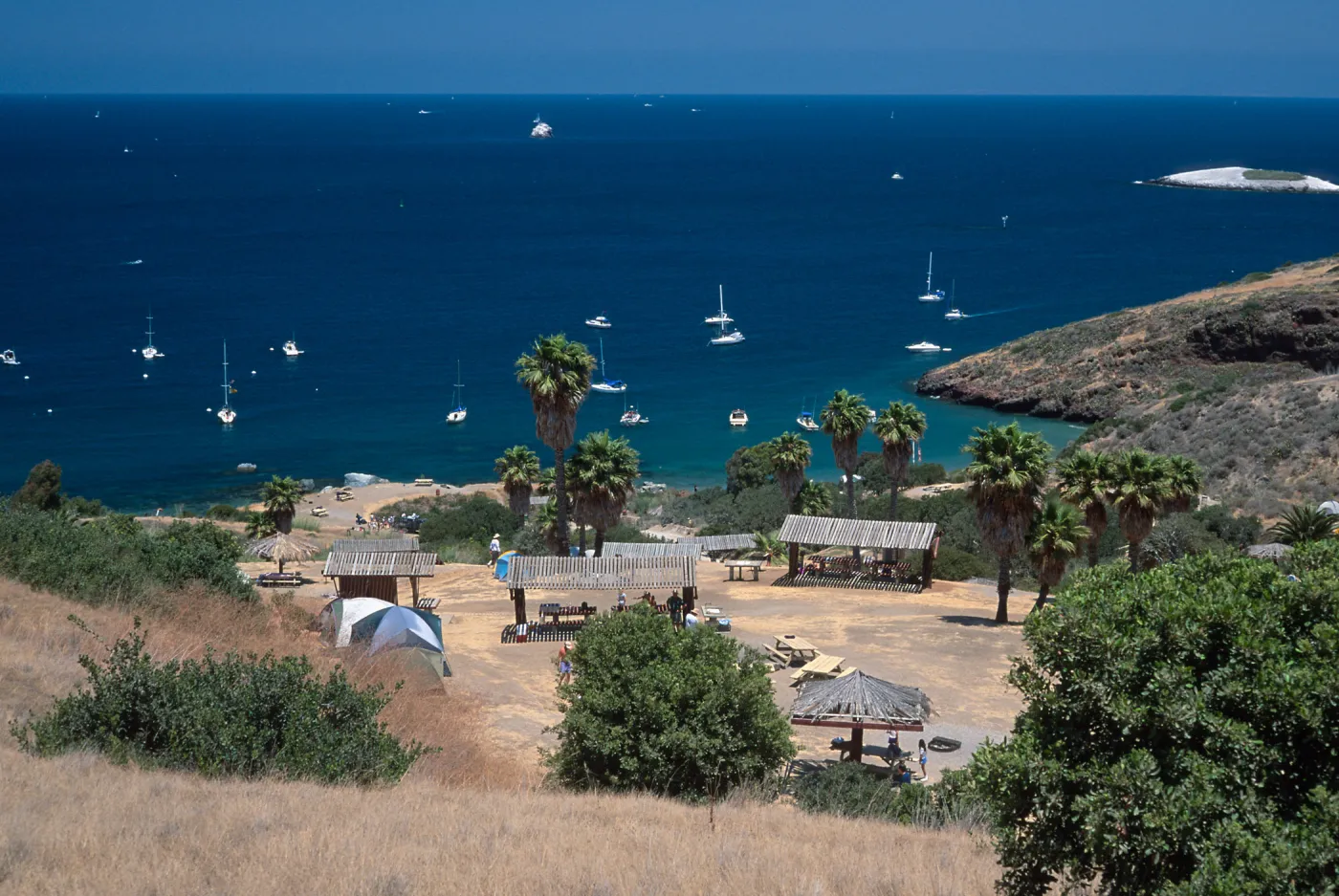 campground, Two Harbors, Catalina Island
