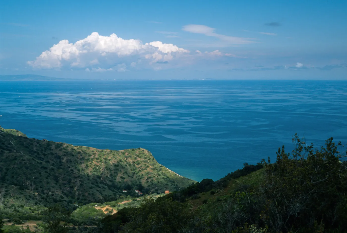 view of mainland, from Toyon Bay Road, Santa Catalina Island
