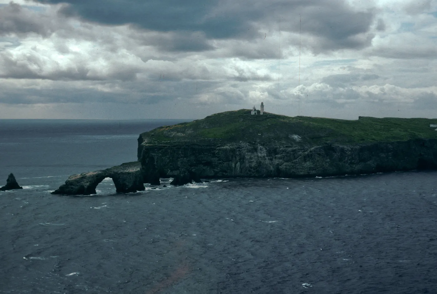 Arch Rock on left, East end, East Anacapa Island