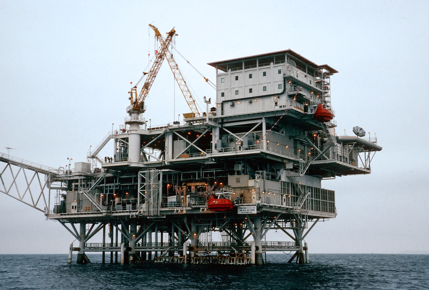 Chevron oil, platform “Gail” , offshore Oxnard, CA