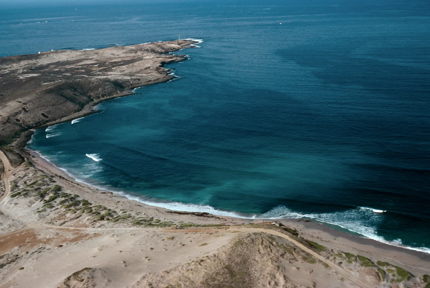 Vizcaino Point, West end of Red Eye Beach, San Nicolas Island