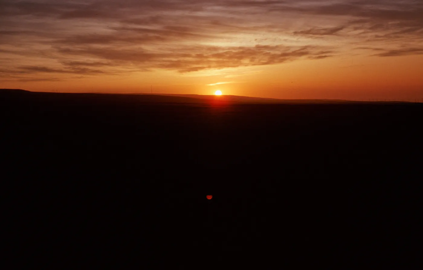 sunset, near Peak 606, San Nicolas Island